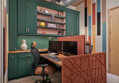 Carlyle Condo Office Renovation — Home Renovation & Remodeling Services project by Color Pop Interiors