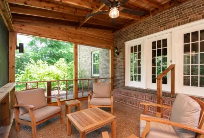 Cedar Porch Expansion — Home Renovation & Remodeling Services project by Building Company Number 7, Inc.