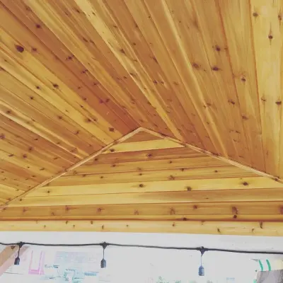 Cedar Ceiling Installation — Home Renovation & Remodeling Services project by Gennaro Contracting LLC