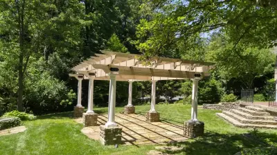 Decorative Hardware Cedar Pergola — Home Renovation & Remodeling Services project by Gilb And Sons LLC