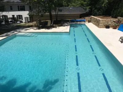 Charlottesville Residential Gunite Pool featuring Swim Lanes — Home Renovation & Remodeling Services project by Augusta Aquatics