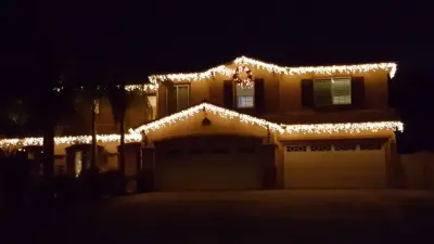 Holiday Illumination & Personalized Wreath — Home Renovation & Remodeling Services project by Diamond West Development