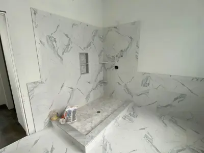 Church Road Main Bathroom Renovation — Home Renovation & Remodeling Services project by Doylestown Builders