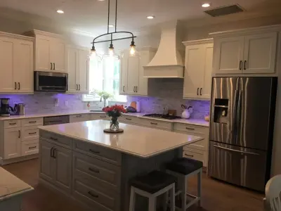 Timeless White Kitchen — Home Renovation & Remodeling Services project by All Phase Home Solutions