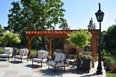 Arbor Masonry Landscape by Bolton Landscape Design & Masonry Inc