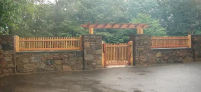 Fencing & Arbors — Landscape Construction project by Bolton Landscape Design & Masonry Inc