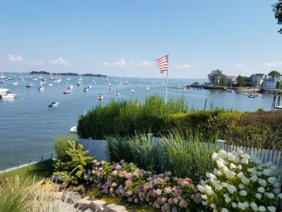 Beach Landscaping — Landscape Construction project by Bolton Landscape Design & Masonry Inc in Norwalk