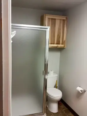 Renovation of Commercial Bathroom with Shower Installation — Home Renovation & Remodeling Services project by DC Premier Construction