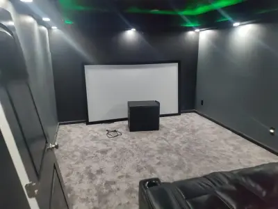 Home Cinema — Home Renovation & Remodeling Services project by Heartland Construction Group LLC