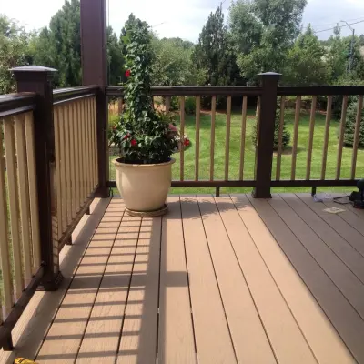 Synthetic decking — Home Renovation & Remodeling Services project by Carlson Projects INC