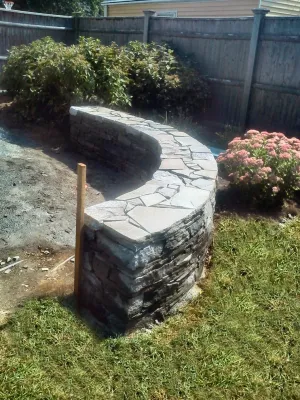 Botanical Creations - Retaining Wall Construction in West Kingston, RI