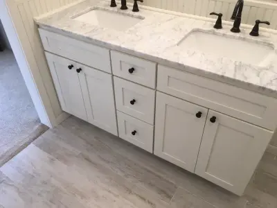 Modern Bathroom Renovation — Home Renovation & Remodeling Services project by WBI General Contractors LLC