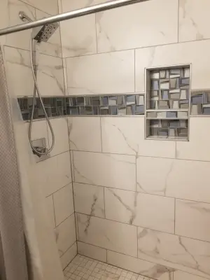 Modern Bathroom Renovation — Home Renovation & Remodeling Services project by Spot On Remodeling Corporation