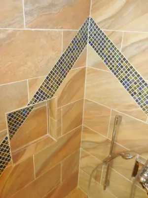 Modern Craftsman Bath by Habitation Inc