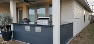 Modern Barbecue Space — Home Renovation & Remodeling Services project by Century Builders