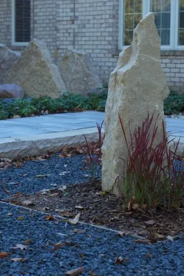 Zen Front Entry - Mequon, WI — Landscape Construction project by Breckenridge Design, Construction & Maintenance