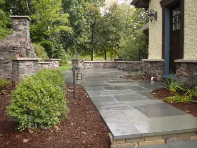Patios & Seating — Landscape Construction project by Breezy Hill Nursery Inc.