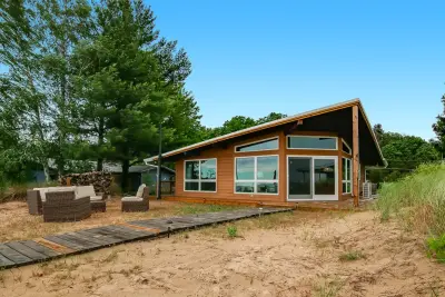 Lake Michigan Cottage Expansion and Renovation in Shelby, MI by Inspired Home Builders LLC