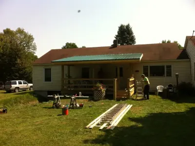 Conklin, NY Covered Deck — Home Renovation & Remodeling Services project by Dundon Construction LLC