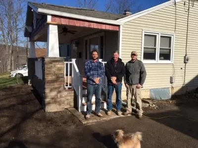 Owego, NY Craftsman-Style Front Porch — Home Renovation & Remodeling Services project by Dundon Construction LLC