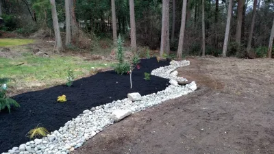 Silverdale Dry Creek Bed — Landscape Construction project by Brookside Landscape And Design in Bremerton