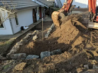 Tracyton Beach Project — Landscape Construction project by Brookside Landscape And Design in Bremerton