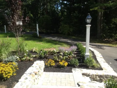 Sudbury Colonial — Landscape Construction project by Brookwood Landscape And Stonework Inc. in Sudbury