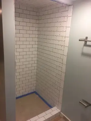 Bespoke 3ft x 3ft Subway-Style Standing Shower — Home Renovation & Remodeling Services project by West Home Services & Remodeling Llc
