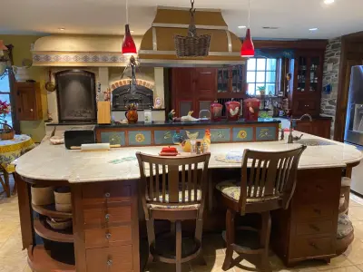Bespoke BBQ and Pizza Oven Kitchen — Home Renovation & Remodeling Services project by Doylestown Builders