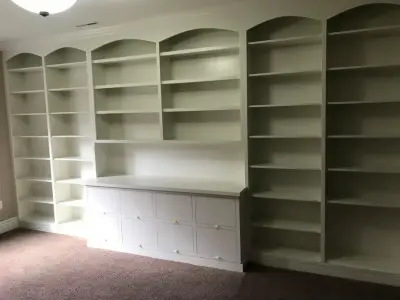 Bespoke Bookcase Cabinetry — Home Renovation & Remodeling Services project by D & L Construction