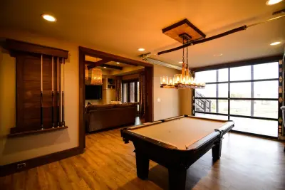 Personalized Entertainment — Home Renovation & Remodeling Services project by New Blue Construction