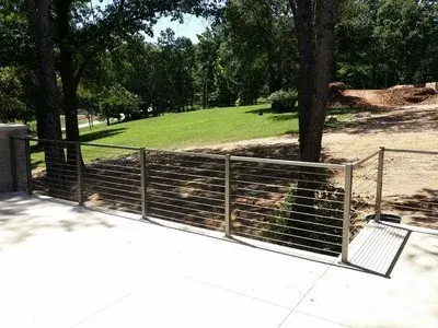 Bespoke Contemporary Outdoor Railings — Home Renovation & Remodeling Services project by Legacy Stairs INC