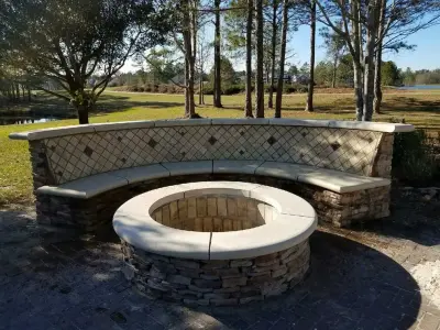 Personalized fire pit by American Craftsman Renovations, Inc.