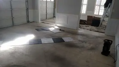 Tailored Garage Flooring — Home Renovation & Remodeling Services project by Strickland Painting And Construction