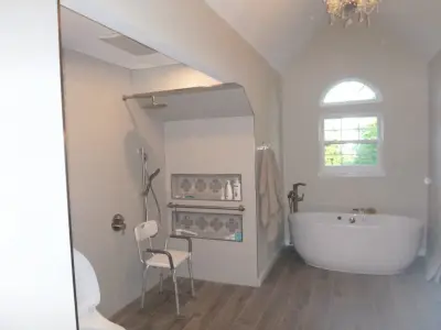 Personalized Accessible Bathroom Design — Home Renovation & Remodeling Services project by Doylestown Builders