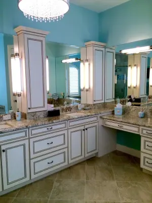 Bespoke Master Bathroom for Custom Homes — Home Renovation & Remodeling Services project by Carrie Cross/Carlton Naumann Homes