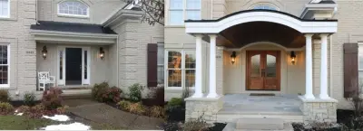 Glen Oaks Front Porch by Vincent Abell Contracting