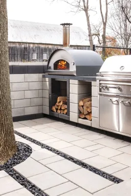 Outdoor Cooking Features — Landscape Construction project by C. Hawkes, Inc. Hardscape & Landscape Design
