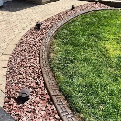 Concrete Curbing — Landscape Construction project by Cadre Curbing LLC