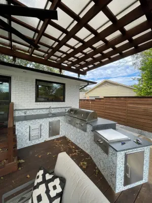 Complete Outdoor Cooking Area — Home Renovation & Remodeling Services project by Bodnar Construction