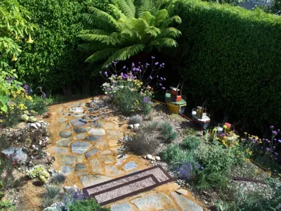 Metal Retaining Walls, Planters, Steps by California Deck Builders
