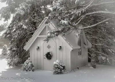 Garden storage shed — Home Renovation & Remodeling Services project by Blok Builders, Inc.