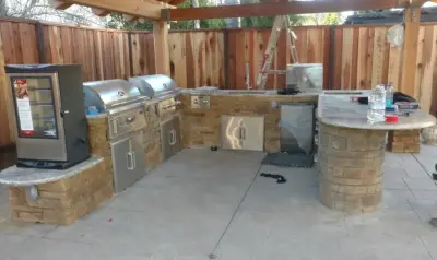 Alfresco Cooking and Seating Area — Home Renovation & Remodeling Services project by Phillips Family Construction