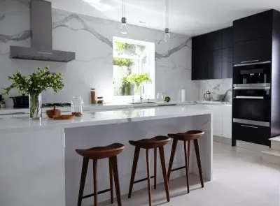 Bright Culinary Space — Home Renovation & Remodeling Services project by Anyvision Home Remodeling