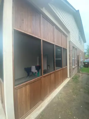 George Patio Expansion with Pergola and Screened Porch by Stillwater Building & Remodeling