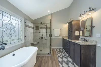 Glasgow Main Bathroom by Dunn Development, Inc.