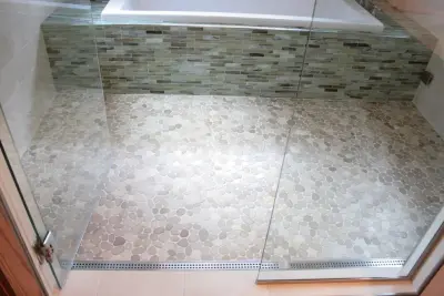 Transparent Steam Chamber — Home Renovation & Remodeling Services project by Fitzgerald Flooring And Construction