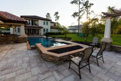 Glen Kernan Swimming Pool and Cabana — Home Renovation & Remodeling Services project by Sandifer Design Build
