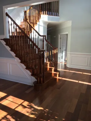 Hardwood Flooring — Landscape Construction project by Camelot Outdoor Living