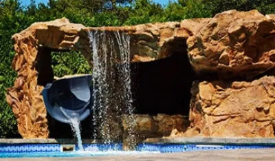 Swimming Pool & Landscape Water Features — Landscape Construction project by Camelot Outdoor Living